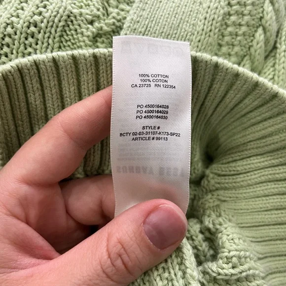Sunday Best Cooper Cardigan in Sagebrush Green - Picture 11 of 11